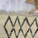 Handmade wool Berber rug 250 X 120 CM