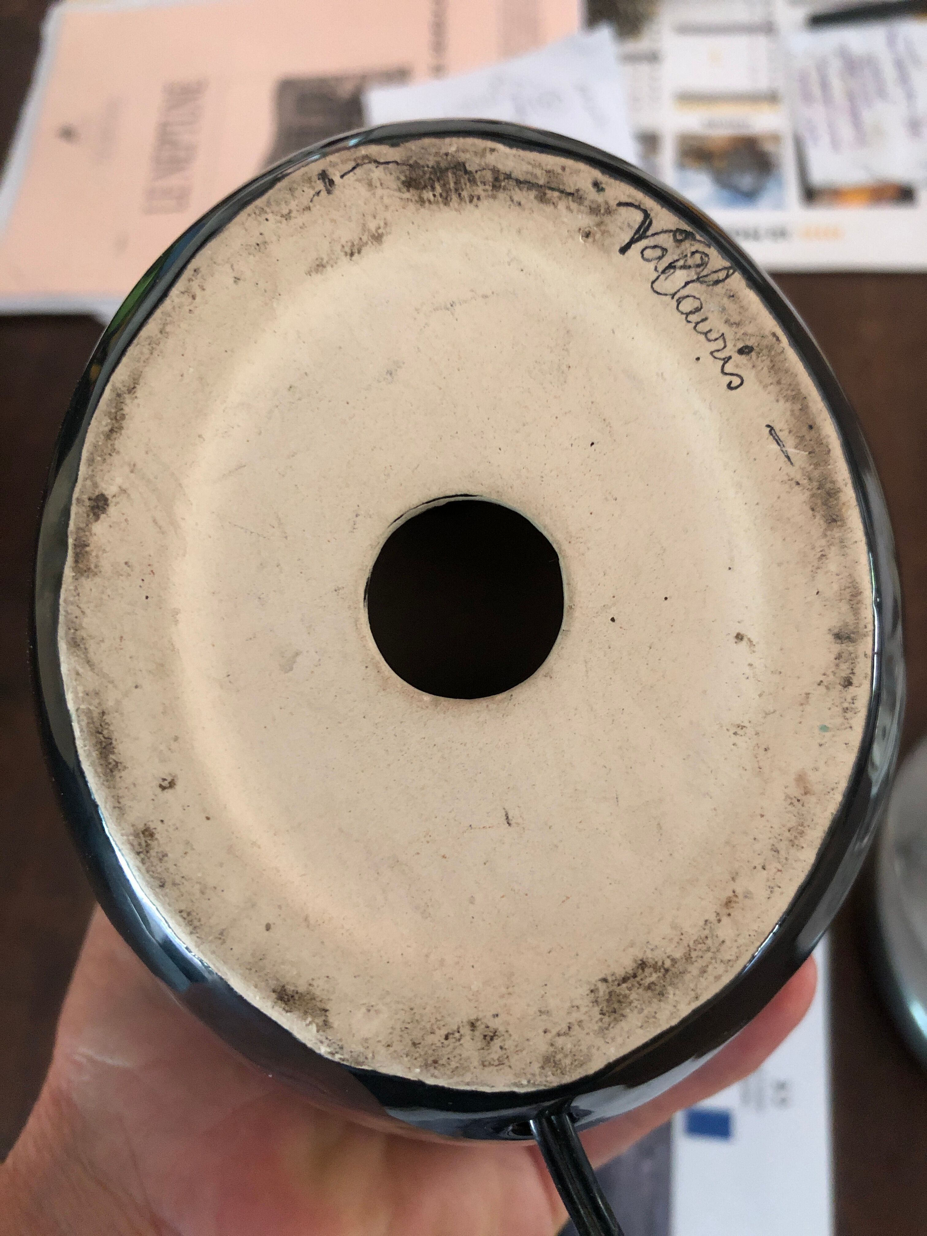 Lampe en céramique Vallauris