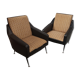 Paire de fauteuils vintage années 60