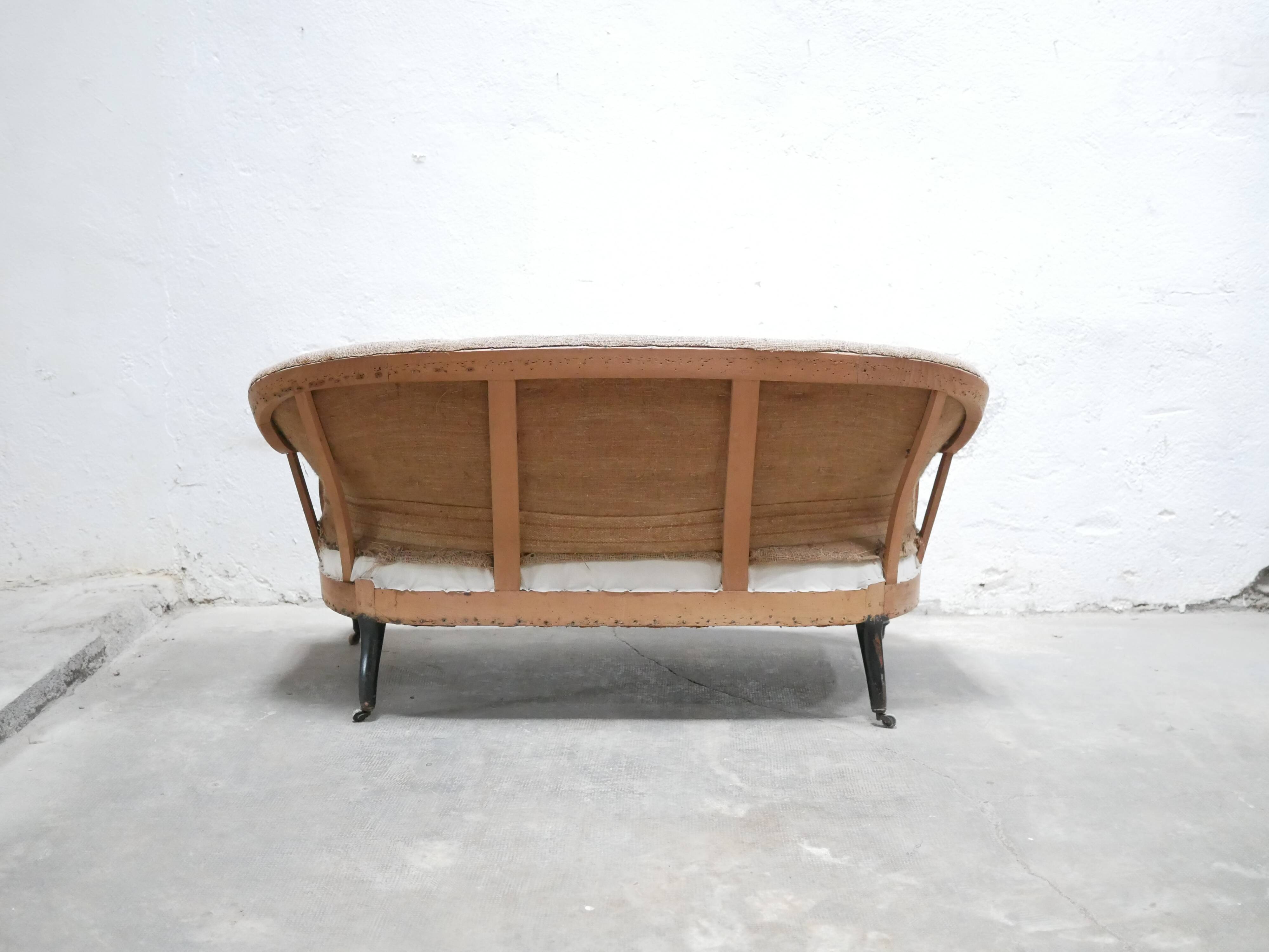 Vintage toad bench Napoleon III