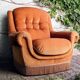 Velvet armchair from the 70s