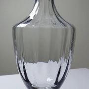 Large crystal decanter from Sèvres, vintage 1970s-1980s.