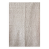 White recycled cotton rug - hand-woven - 170 x 240 cm