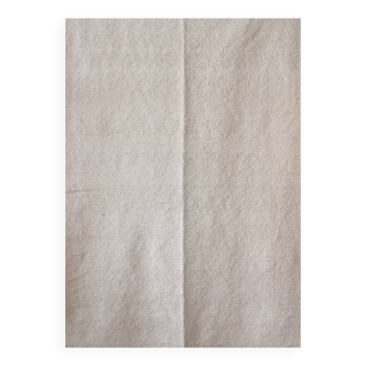 Tapis blanc en coton recyclé - tissé main - 170 x 240 cm