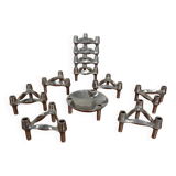 Candleholders by Ceasar Stoffi & Fritz Nagel for BMF, 1960s, Set of 11