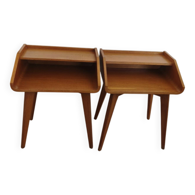 Tables de chevets pieds compas