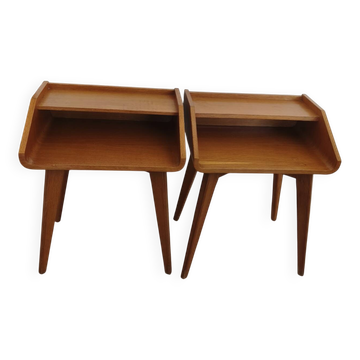 Tables de chevets pieds compas