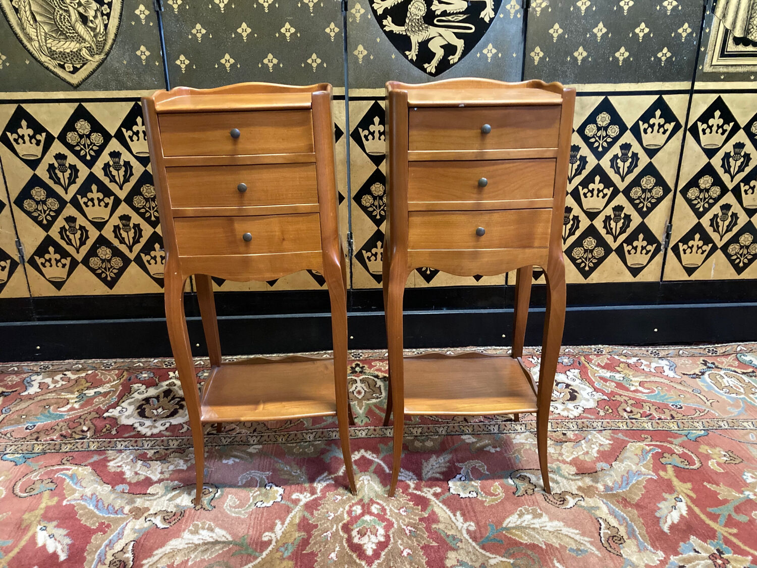 Pair of bedside tables louis XV