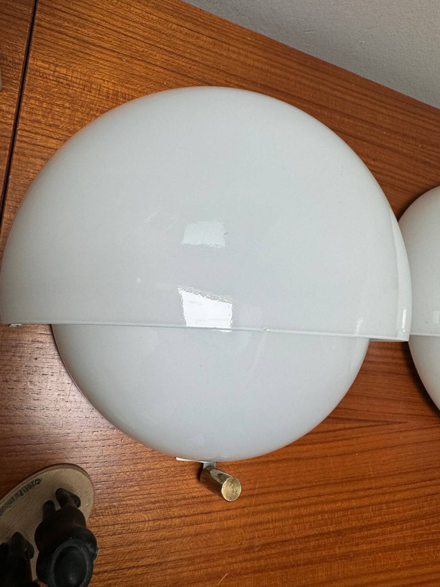 Vintage Murano glass wall lamp by Vico Magistretti for Artemide / Mania / Space Age