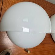 Vintage Murano glass wall lamp by Vico Magistretti for Artemide / Mania / Space Age