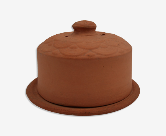 Cloche a beurre terre cuite vintage