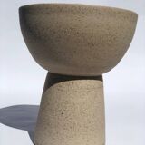 Ceramic stoneware floor lamp