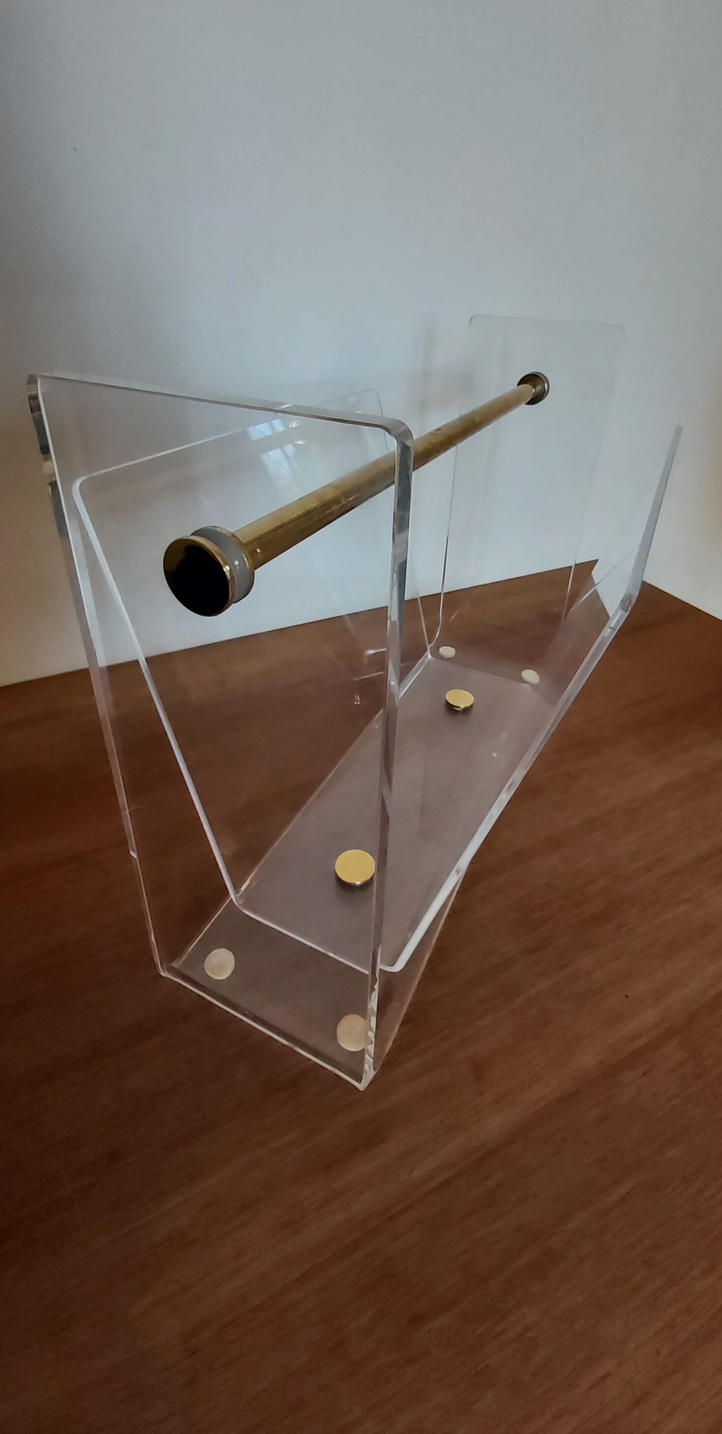 David Lange magazine holder in plexiglas