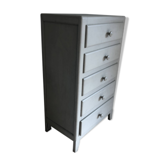 Vintage chest of drawers in painted wood