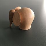 Scandinavian wooden elephant