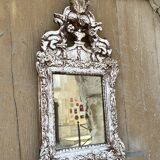 Miroir bois sculpté