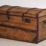 Old washed wooden trunk (c.1900)