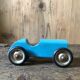 Old painted wooden toy car