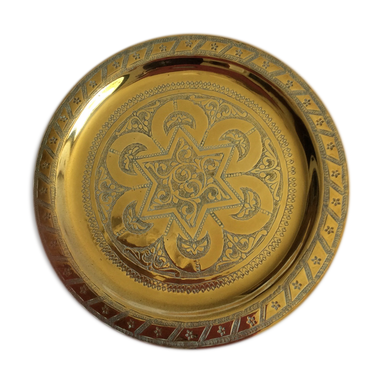 Small Moroccan tray to hang - vintage