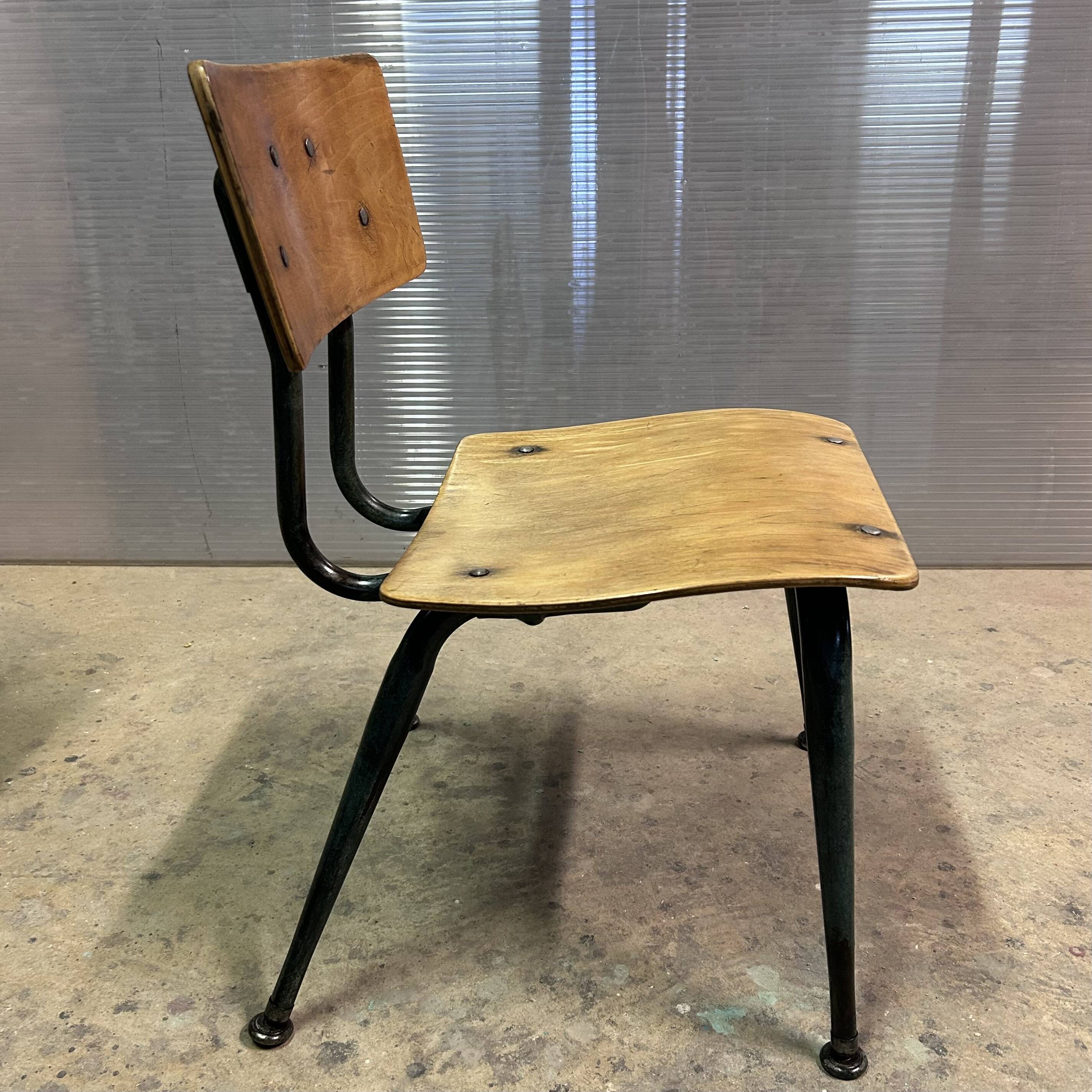 Vintage American school chair from the 60s