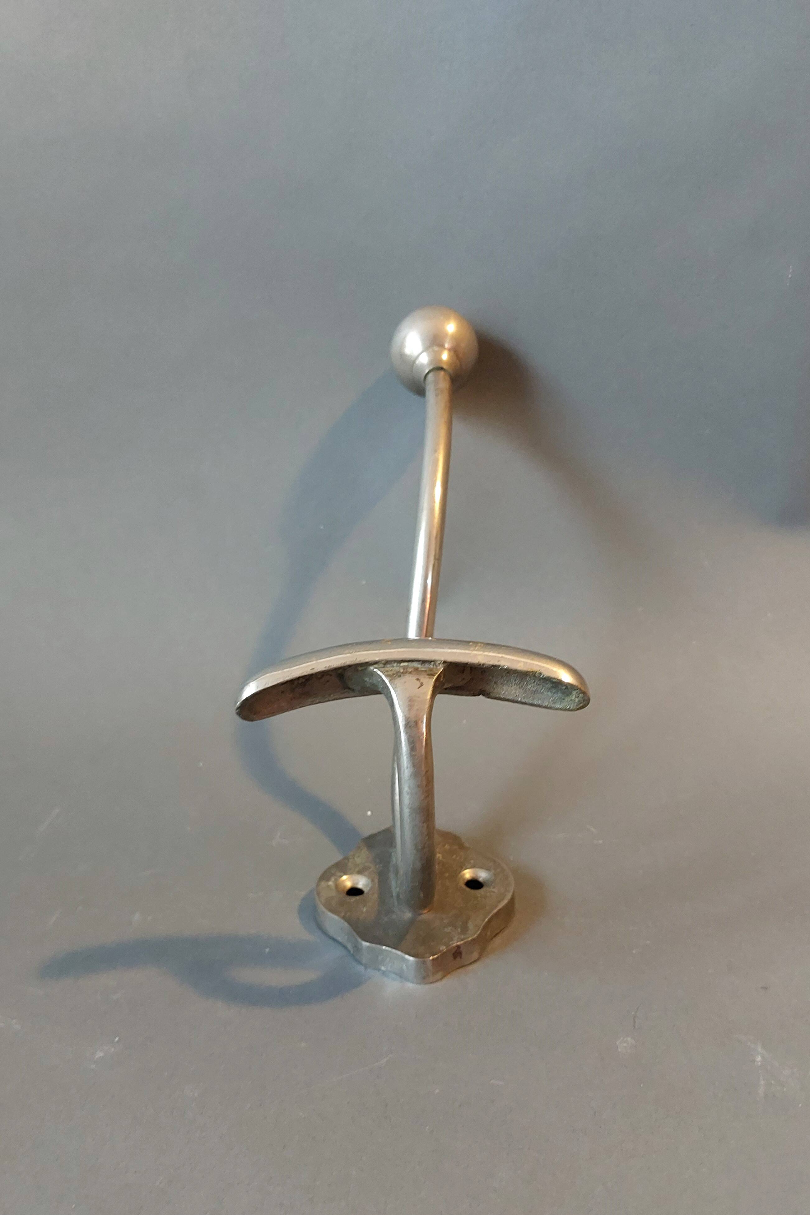 Hat hook in silver-plated brass 1940.