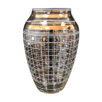 Mid-century Glass Vase,Czechoslovakia,1960'
