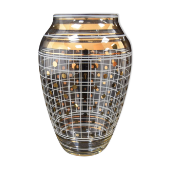 Vase en verre du milieu du siècle, Tchécoslovaquie, années 1960