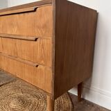 Vintage Scandinavian chest of drawers from the 1960s – 3 drawers – tapered legs