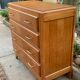 Vintage compass feet dresser
