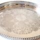 Silver-plated service tray 20th century
