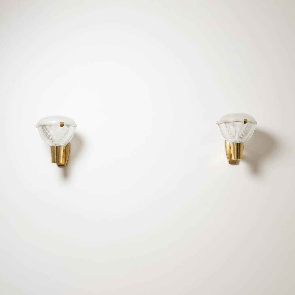 Pair of Stilnovo wall lights - Italy 1950s