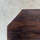Table d'appoint octogonale piètement quadripode à entretoise de style moderniste
