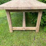 Solid oak farm table