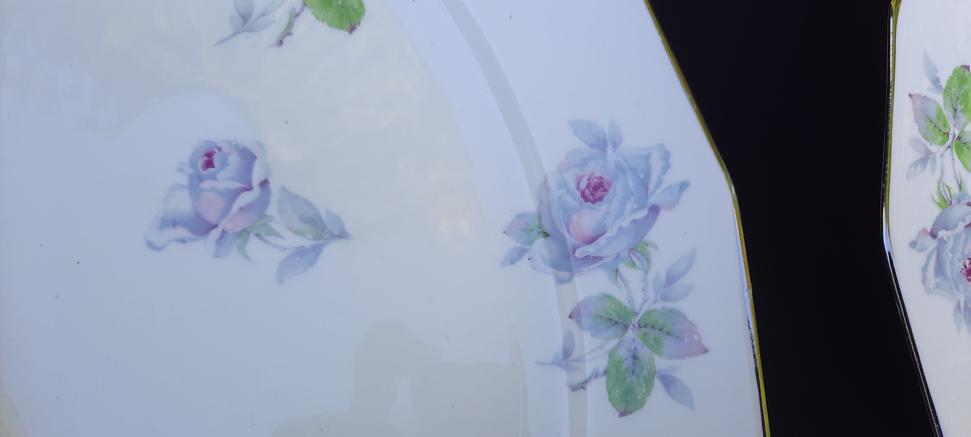 2 porcelain oval dishes