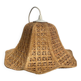 Suspension in canework and woven wicker
