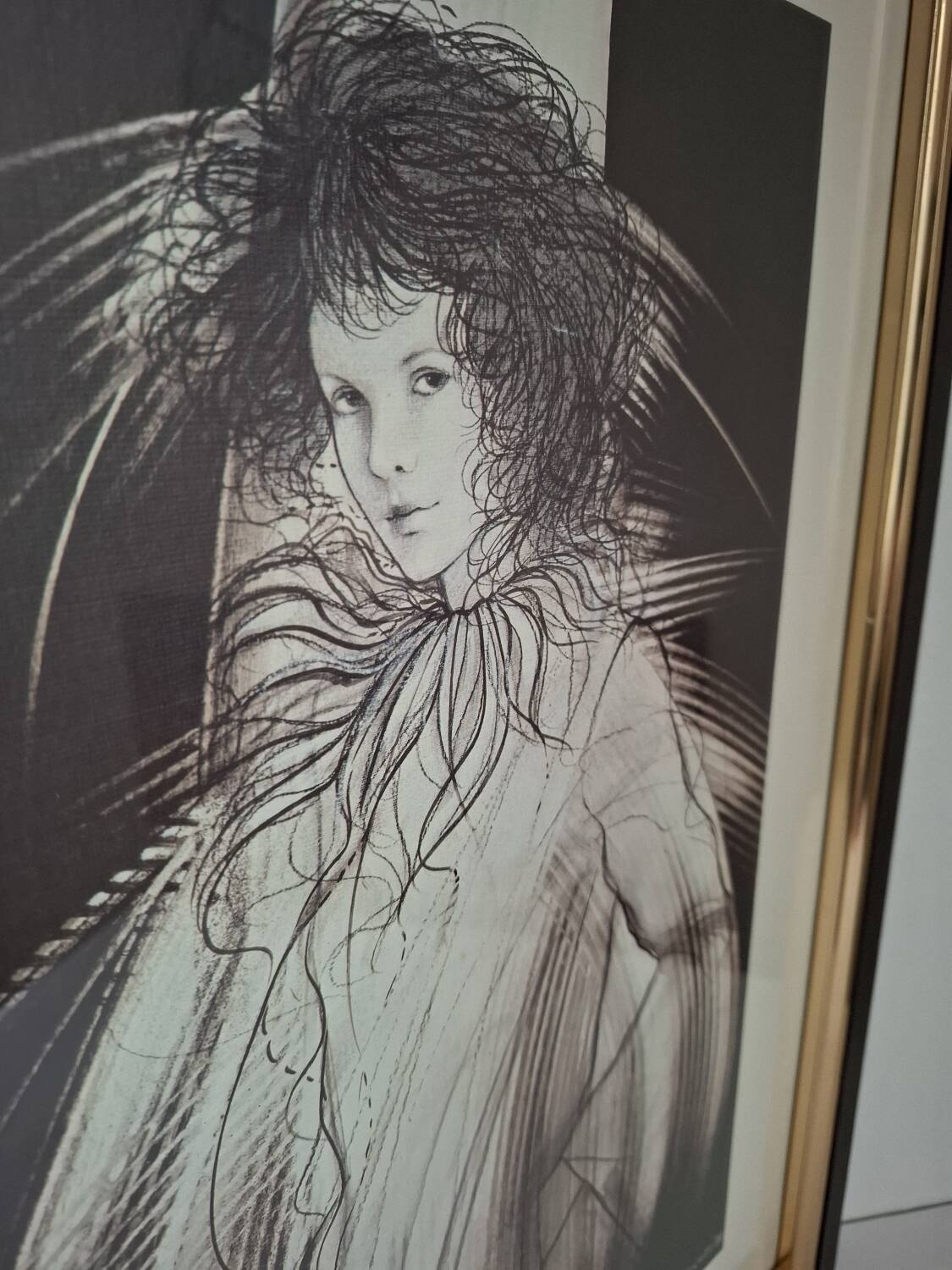 Lithograph by Riccardo Benvenuti 70's