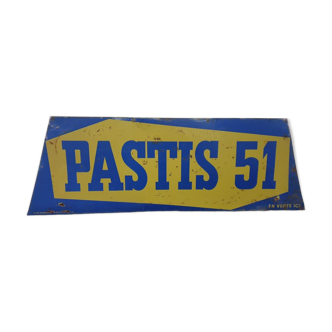 BISTROT - SHEET ADVERTISING - ADVERTISING PASTIS 51