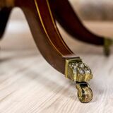English Extendable Dining Table in Mahogany, 1920