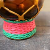 Vintage "scoubidou" bottle