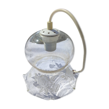 Vintage retro suspension frosted glass roses