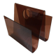 Smoked plexiglass magazine holder, 70s