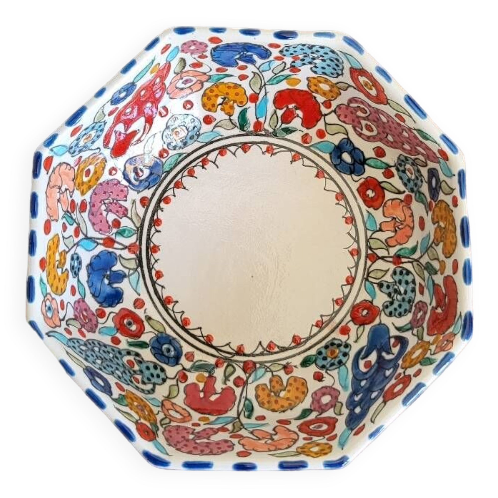 Small hand painted dish