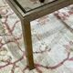 Set of 3 brass nesting tables by Guy Lefevre for Maison Jansen