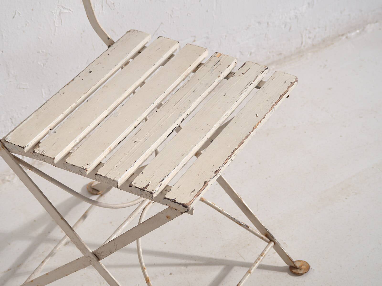 Antique folding garden chairs (c.1920). Set of 4 pieces #34