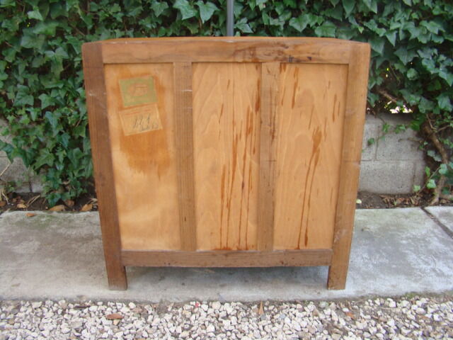 Commode en hêtre vintage 50/60
