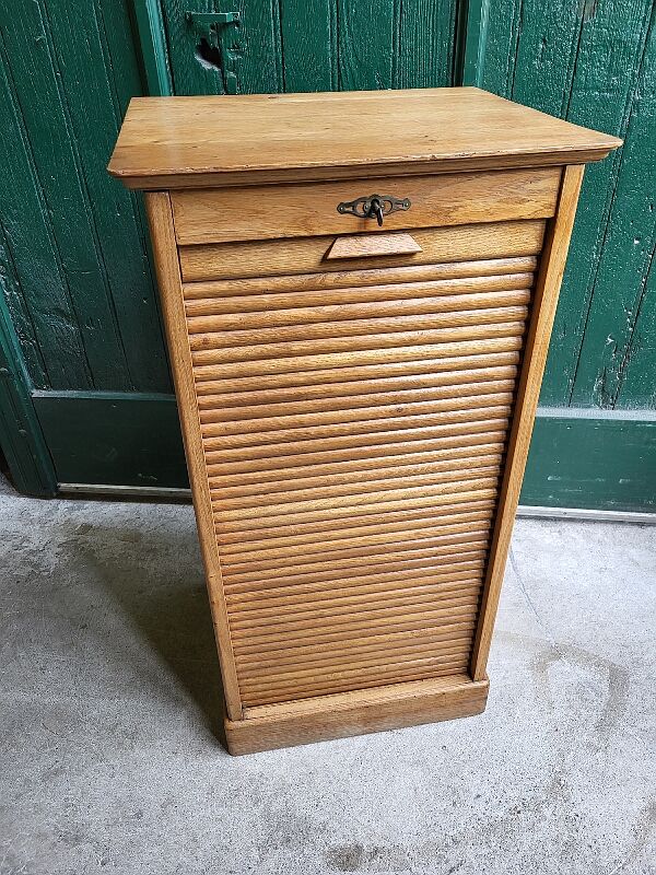 Curtain binder in blond chene from the years 1950 vintage