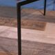 Metal & wood coffee table 1950