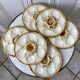 Set of 6 Oyster Plates Longchamp years 50-60