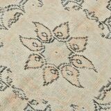 5x9 Soft Orange Handwoven Vintage Persian Rug, 157x263 Cm