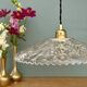 Vintage glass pendant light - tableware collection (CV31) -